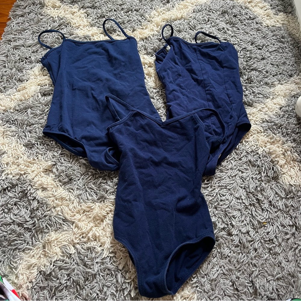 Navy Blue Ballet Leotards